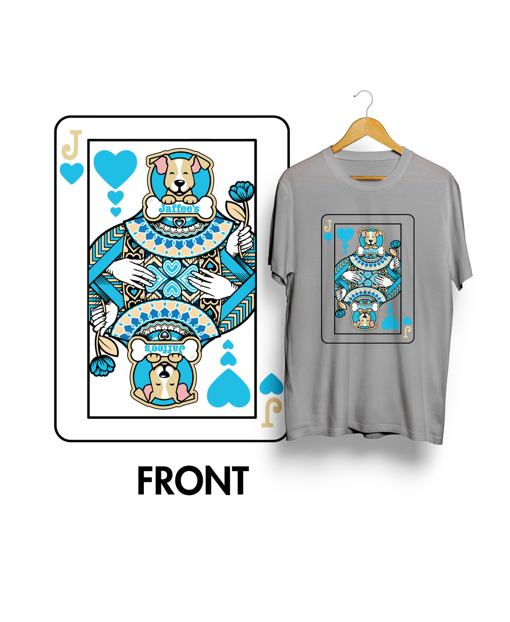 "Queen Of Hearts" tee