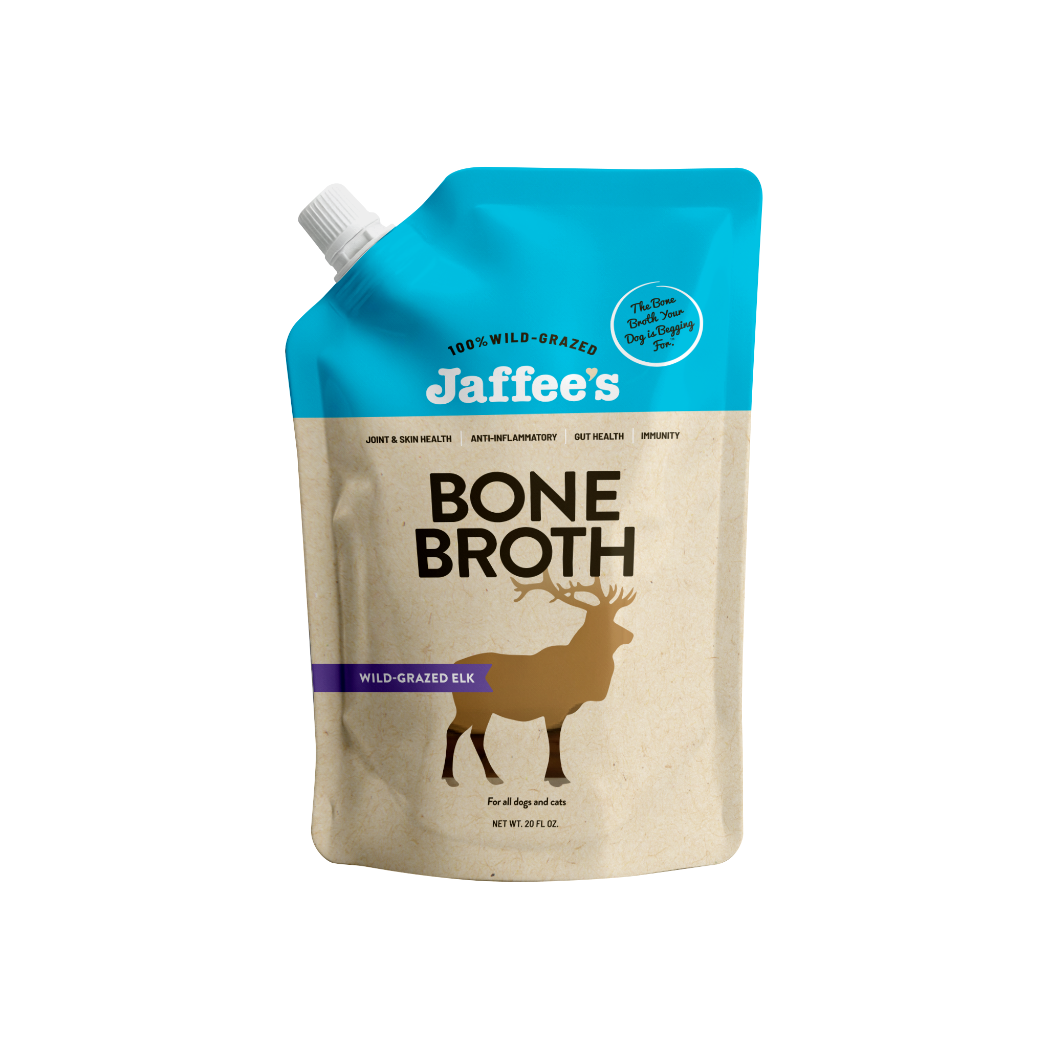 20oz Wild-Grazed Elk Bone Broth