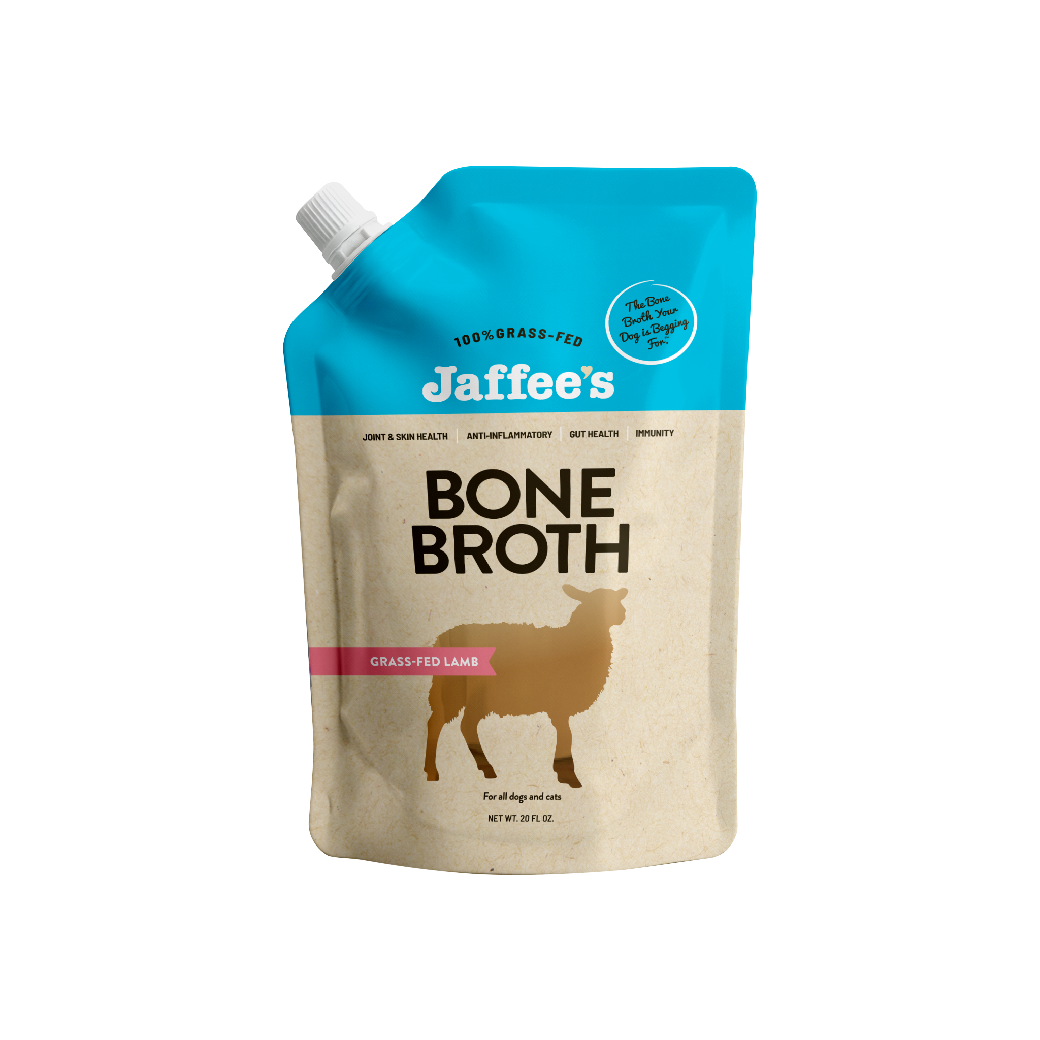 20oz Grass-Fed Lamb Bone Broth