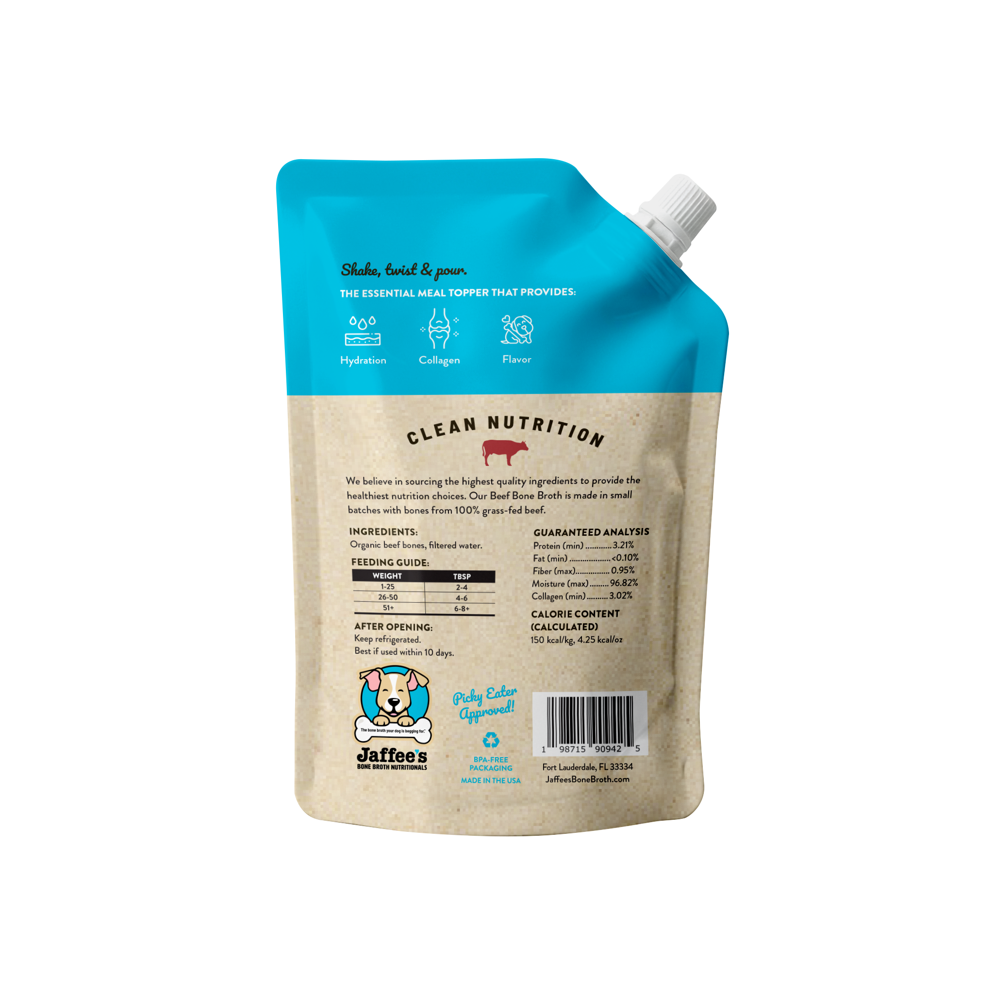 20oz Grass-Fed Beef Bone Broth